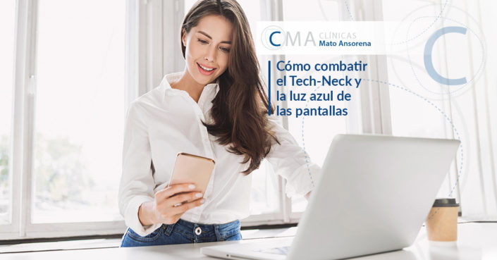 MATO-ANSORENA-BLOG28OCT Tratamientos para combatir el envejecimiento por luz azul y Text Neck
