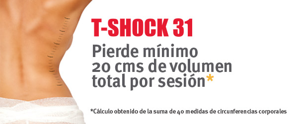 Reducir volumen corporal con T-shock